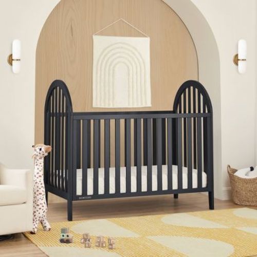 Delta Children Milano 4-in-1 Convertible Crib - Midnight Gray