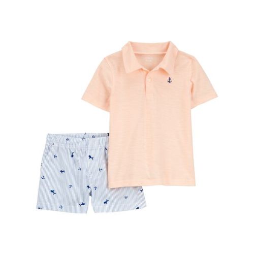 Baby Anchor Print 2-Piece Short Set - Carter's | Carter's