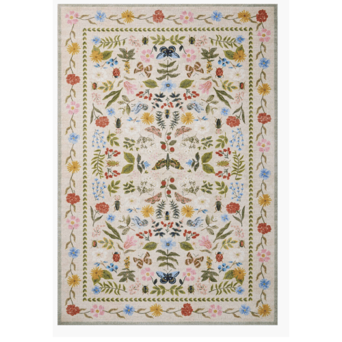 Canopy Curio Printed Rug - Cream – Rifle Paper Co