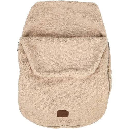 JJ Cole Bundle Me Winter Baby Car Seat Cover and Bunting Bag - Sherpa Lined Infant Car Seat and Baby Carrier Cover - Cozy Winter Baby Car Seat Covers - Original Shearling