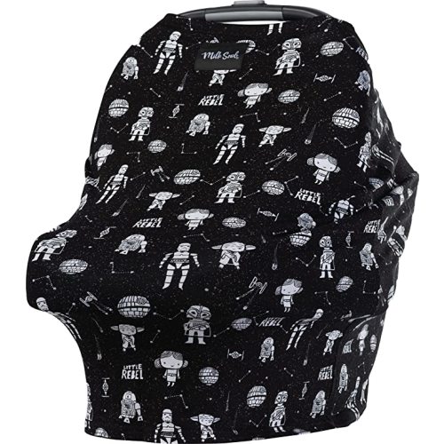 Milk Snob Original Star Wars 5-in-1 Cover, Little Rebel, Added Privacy for Breastfeeding, Baby Car Seat, Carrier, Stroller, High Chair, Shopping Cart, Lounger Canopy - Newborn Essentials, Nursing Top