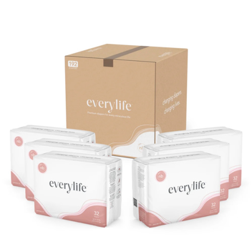 192 NB EveryLife Diapers-Month Supply