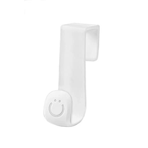 Ubbi Multi-Use Potty and Utility Hook, No Hardware Or Installation Needed, Durable and Sturdy to Hang Over Toilet Tank Or Door, Polypropylene, White