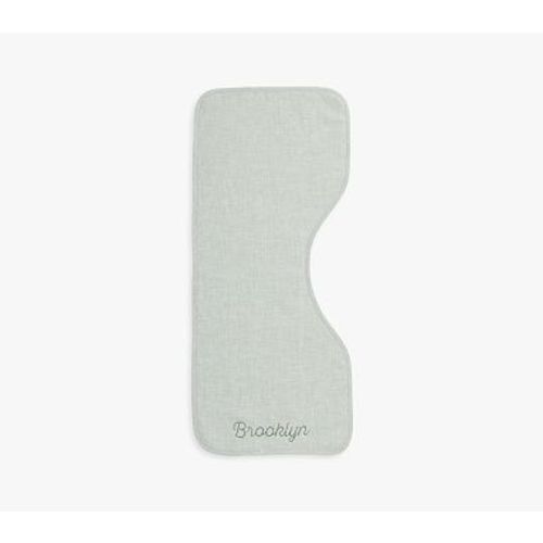 Linen and Terry Burp Cloth, Sage