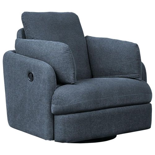 Ashley Modmax Swivel Glider Recliner in Ink