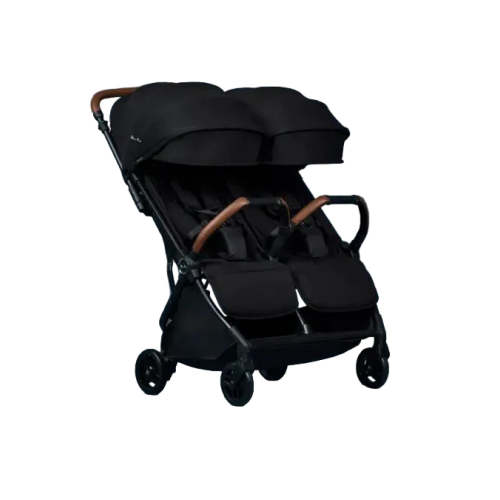 Silver Cross Jet Double Travel Stroller, 2025, Black