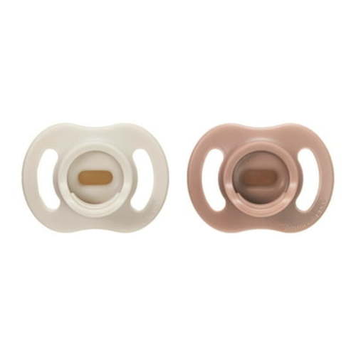 Tommee Tippee Ultra-light StayPut Pacifier, 6-18m, One-Piece Silicone Design, 2 Pack
