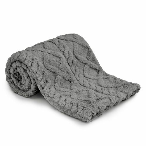 Sherpa Fleece Baby Blanket, Ultra Soft Fluffy Premium Baby Blankets for Boys Girls, Cozy Infant Toddler Newborn Receiving Blankets for Crib Stroller 30”×40” (Grey)