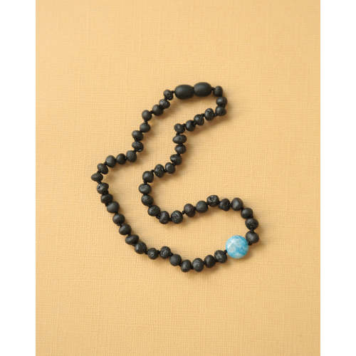 TURQUOISE AND RAW BLACK AMBER | SUMMER and STORM