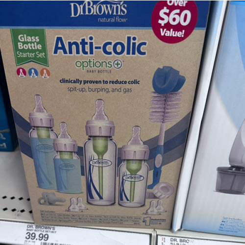 "dr browns anti colic bottle set"