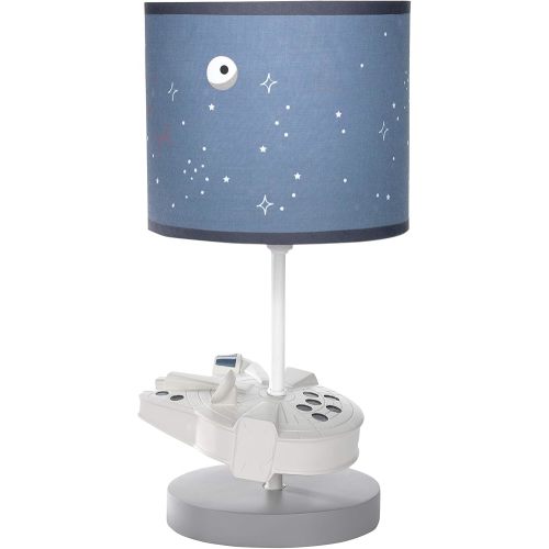 Lambs & Ivy Star Wars Signature Millennium Falcon Lamp with Shade & Bulb