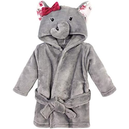Hudson Baby Unisex Baby Plush Animal Face Bathrobe