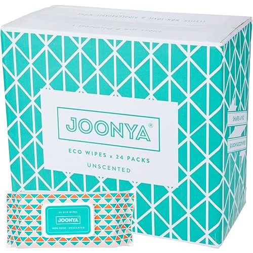 Joonya Baby Wipes - Non-Toxic, Earth-Friendly Baby Wipes for Calm, Healthy Skin - Fragrance Free Baby Wipes - Bulk Baby Wipes - 24 Packs of 80 Diaper Wipes (1920)