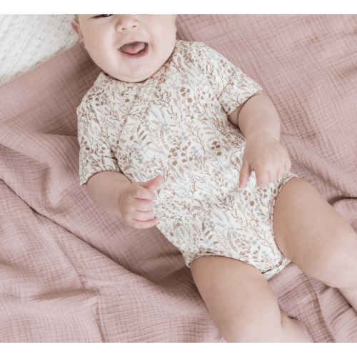 Coloredorganics.com Short Sleeve Kimono Bodysuit