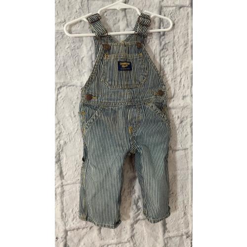 Vintage Oshkosh B’Gosh Railroad Overalls 9 M 100% Cotton