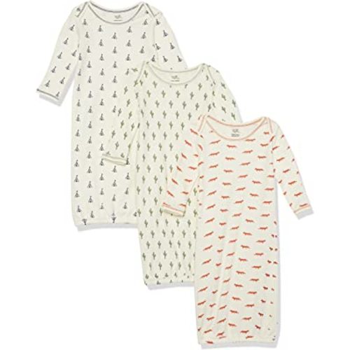 Touched by Nature Unisex Baby Organic Cotton Gowns