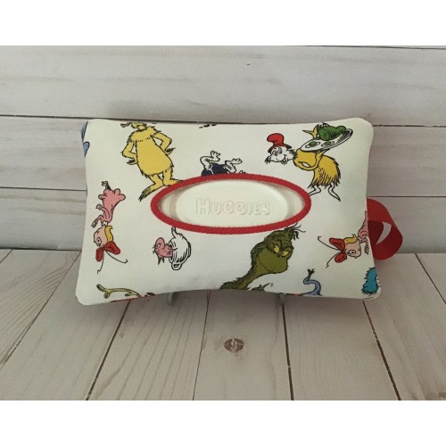 Dr. Seuss - Cat in the Hat - Baby Wipes - Diaper Wipes Holder