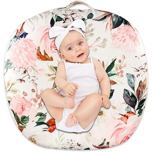 Newborn Lounger Cover Removable Cover Ultra Soft Comfortable Lounger Slipcover Removable Cover for Infant Lounger Pillow, (Lounger not Included)