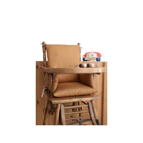 Oeko-Tex / June coated cotton baby high chair cushion