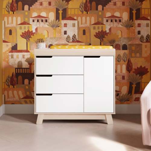 Modern Hudson 3 Drawer Changing Table Dresser | Babyletto