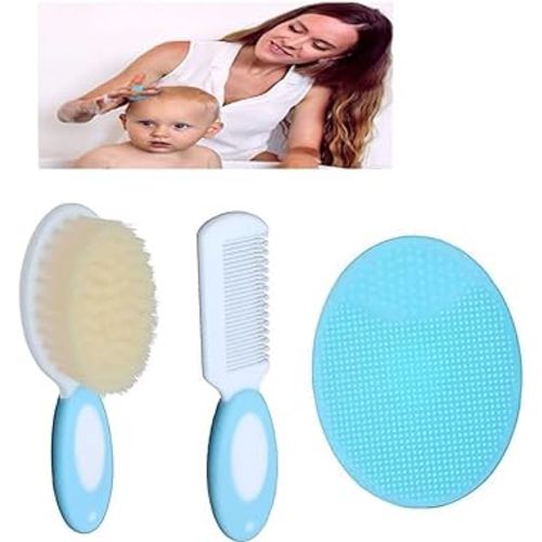 3Pcs Baby Goat Hair Brush and Comb,Baby Soft Bristles Brush and Comb,Silicone Cradle Cap Brush,Baby Non-Scratch Round Teeth Comb,Baby Brush and Comb,Baby Bath Silicone Brush,Cradle Cap Brush and Comb : Amazon.com.au: Baby
