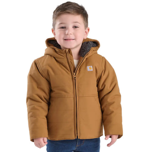Carhartt Montana Insulated Hooded Jacket - Brown 12 months
