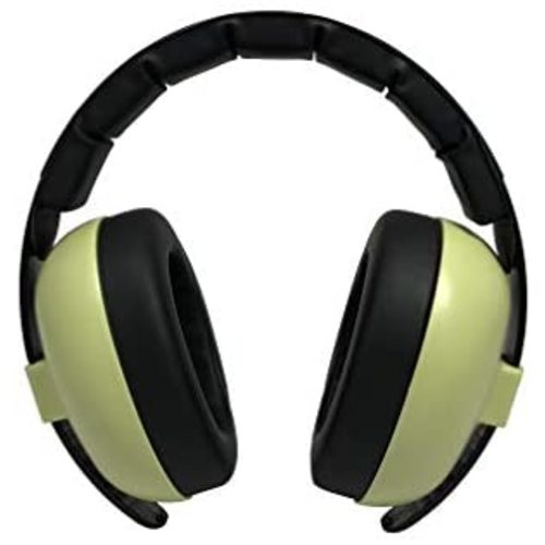 Baby Banz Earmuffs Infant Hearing Protection – Ages 0-2+ Years – THE BEST EARMUFFS FOR BABIES & TODDLERS – Industry Leading Noise Reduction Rating – Soft & Comfortable – Baby Ear Protection Leaf Green
