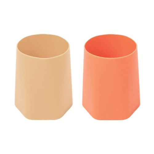 Tiny Twinkle 2-Pack Silicone Training Cups for Baby/Toddler Independent Drinking