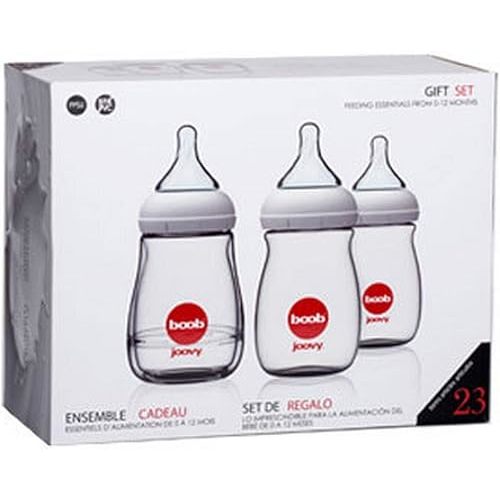 Joovy Boob PPSU Gift Set, Grey , 23 Piece Set