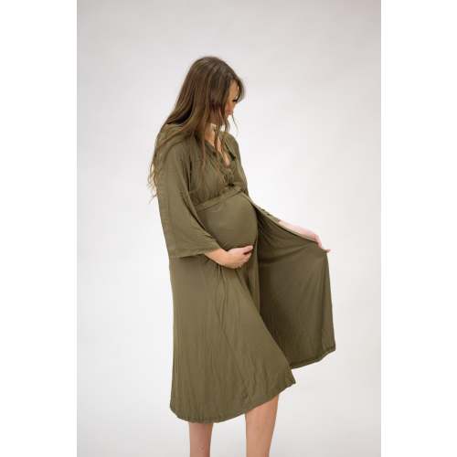 Labor & Postpartum Gown in Sage – Lila