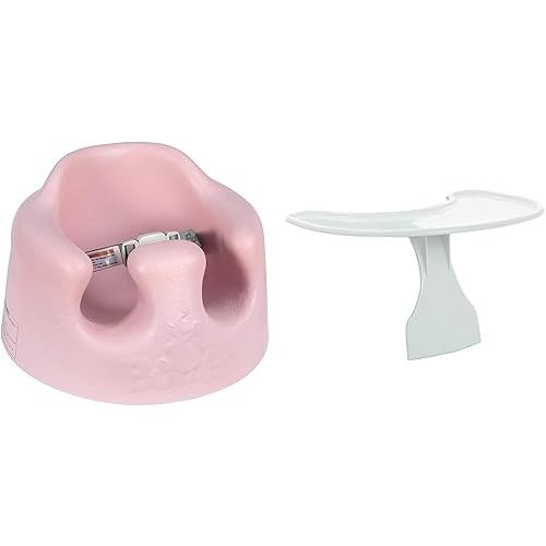 Bumbo Baby Soft Foam Floor Seat with Tray, Pink