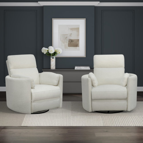 Jelissa 40" Wide Swivel Glider Power Recliner