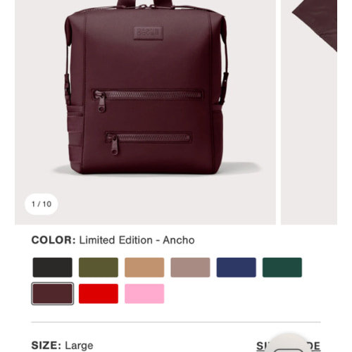 Indi Diaper Backpack in Ancho, Large
