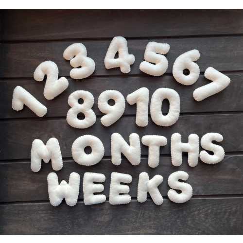 Baby Milestones Gift Set for Expecting Mom - Baby Girl or Boy Milestone - Baby Milestones Set - Baby Photo Numbers - Baby Shower Gift