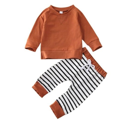 RUSTY Striped Outfit - Hazel & Bo