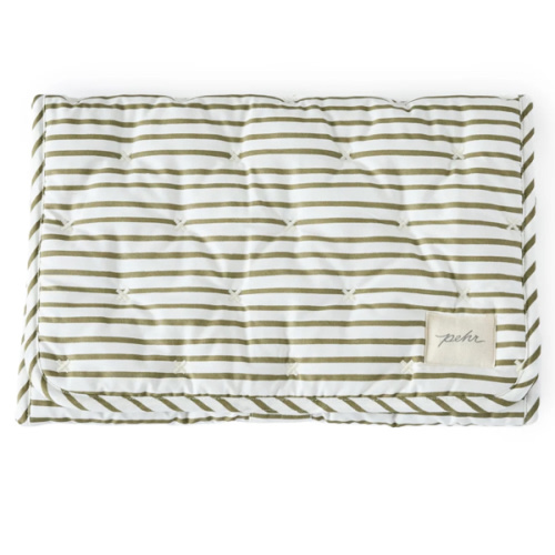 Striped On the Go Portable Changing Pad - Olive