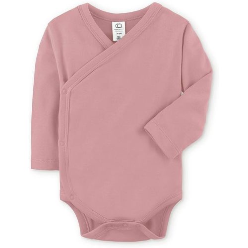 Colored Organics - Organic Cotton Baby Kimono Bodysuit - Long Sleeve One Piece
