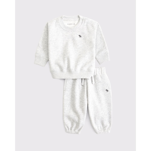 baby essential icon crew sweatshirt set