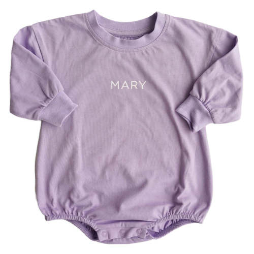 Personalized Long Sleeve Bubble Romper | Halloween