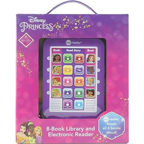 Disney Princess Moana, Cinderella, Rapunzel, and More! - Me Reader and 8-Book Library - PI Kids