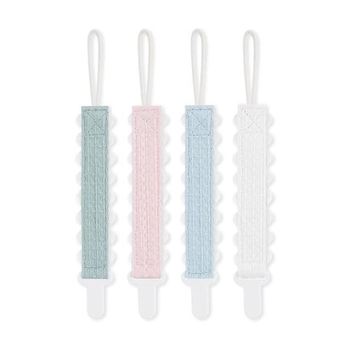 Pacifier Clip, 4 Pack A
