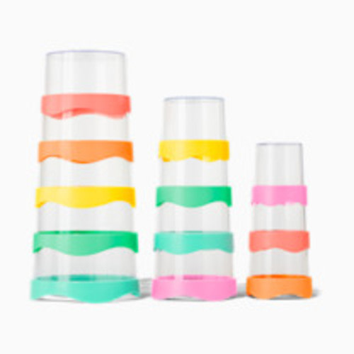 Lovevery Drip Drop Cups, Set of 12 Cups - 10 Months+