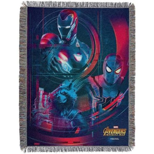Northwest Avengers Woven Tapestry Throw Blanket, 48" x 60", Night Watch