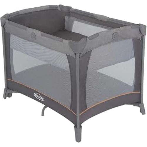 Graco Contour Travel Cot with bassinet, lightweight with compact fold and carrybag. Suitable from birth to approx. 3 Years, Pebble fashion : Amazon.co.uk: Baby Products