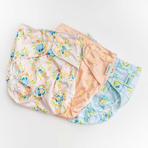 Reusable Swim Diapers with Athletic Wicking Jersey (7-60lbs)