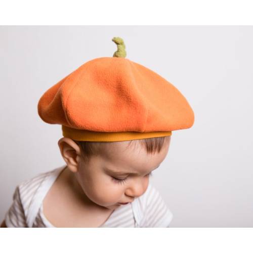 Pumpkin Hat Halloween Beret Orange Costume or Photography - Etsy