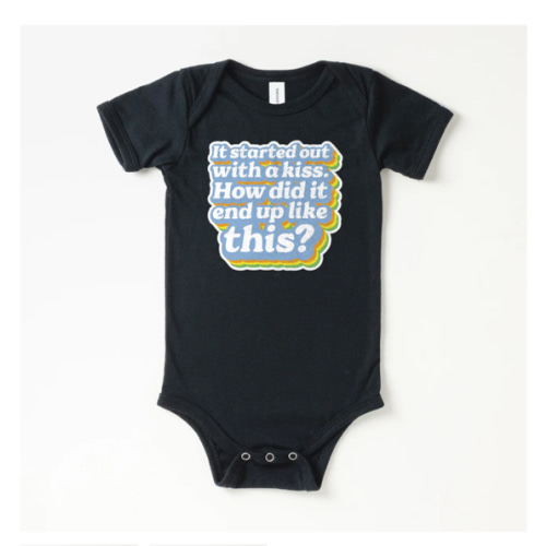 Started Out With a Kiss Onesie | All The Small Tees