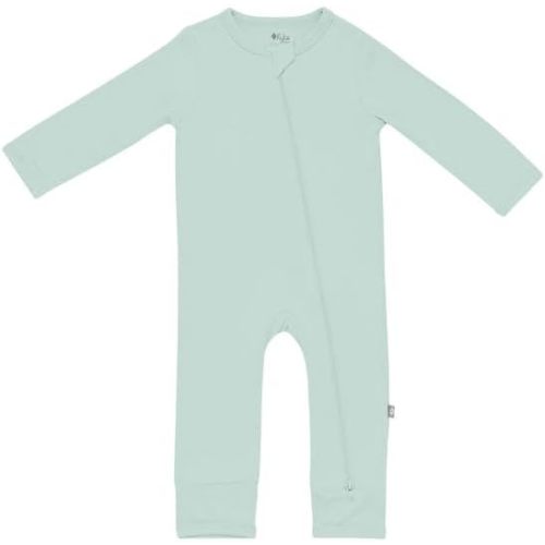 KYTE BABY Unisex Rayon Made From Bamboo Zippered Rompers 0-24 Months