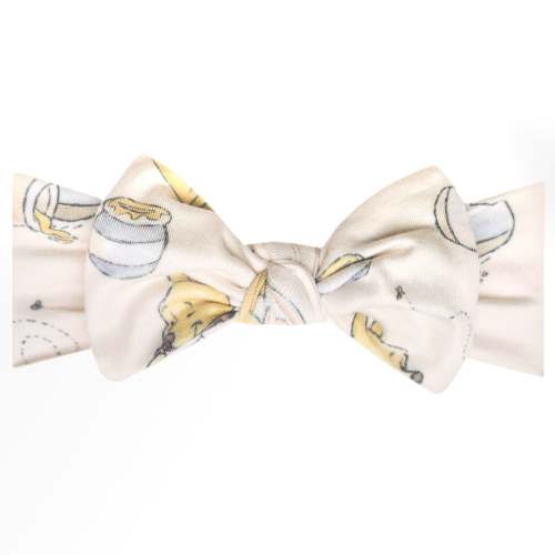 Knit Headband Bow - Hunny