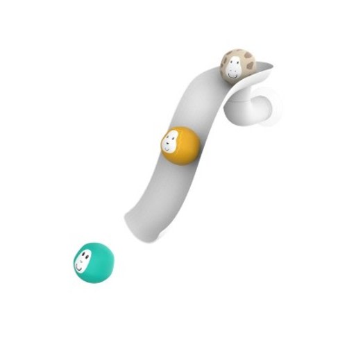 Matchstick Monkey Baby Bath Slide Set - White